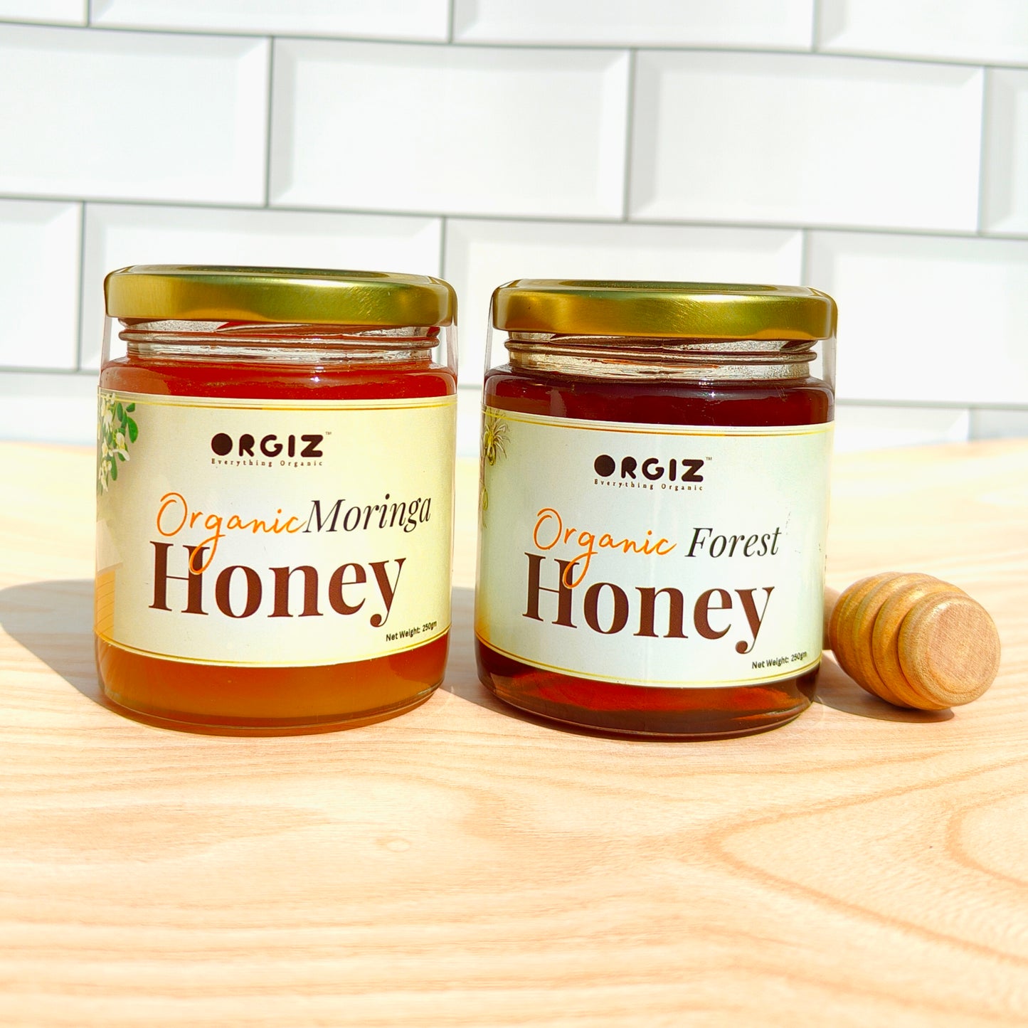 Organic Moringa Honey & Forest Honey Combo | 250gm + 250gm
