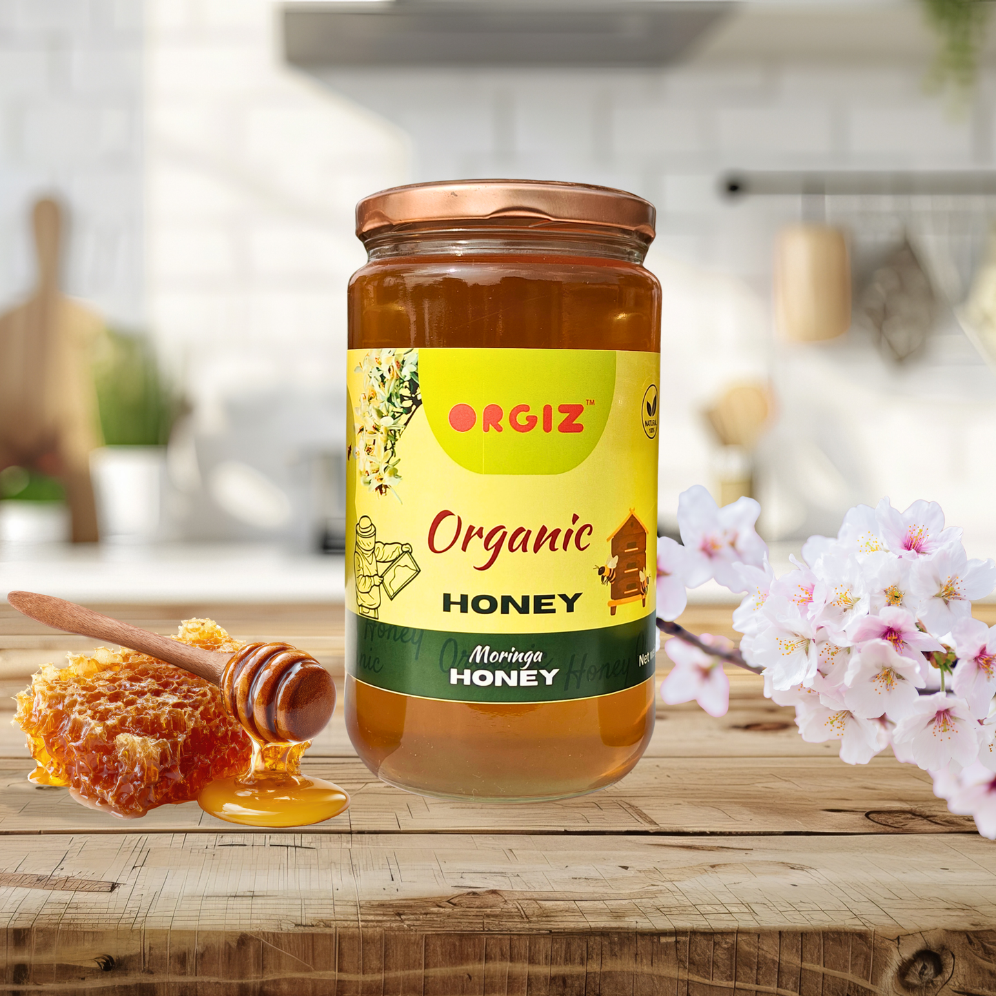 Organic Moringa Honey